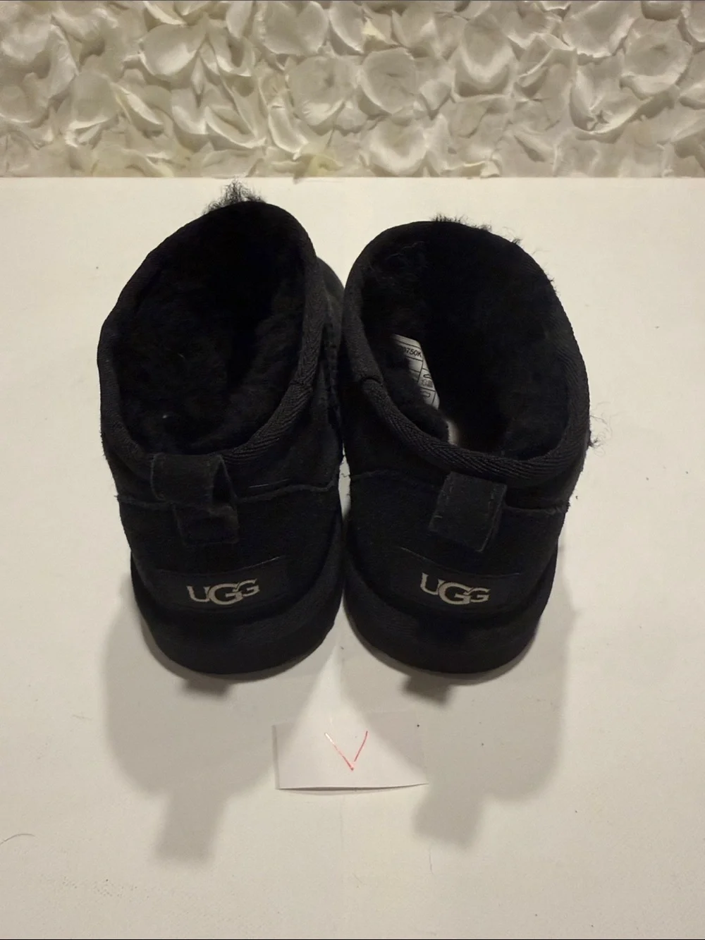 UGG Kids Black Ankle Snow Boots